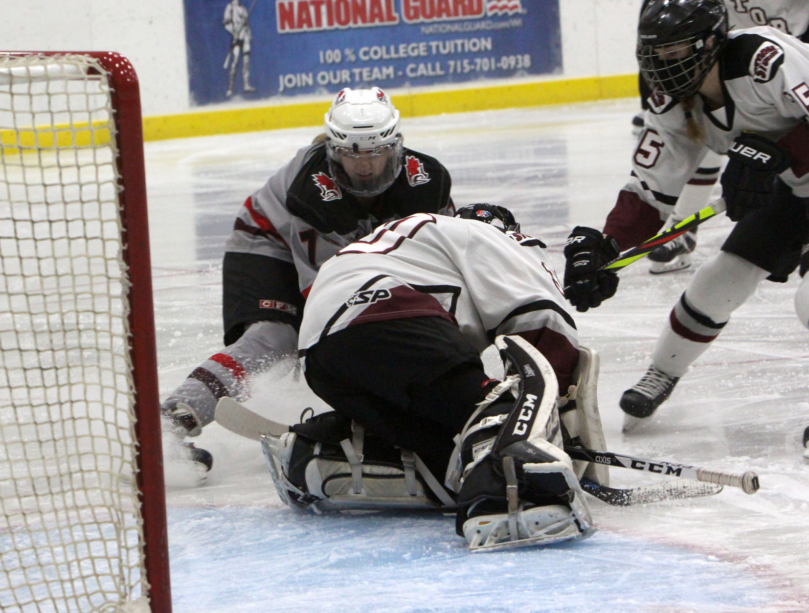 Prep girls hockey state semifinals: Chippewa Falls/Menomonie at Central Wisconsin 2-17-21